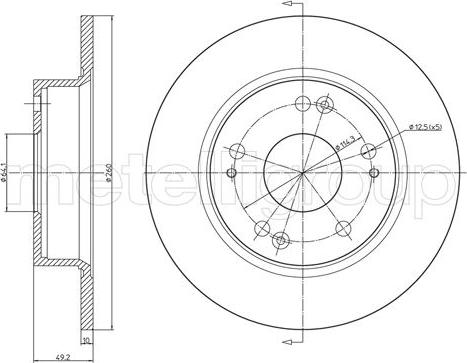 Cifam 800-996C - Kočioni disk www.molydon.hr