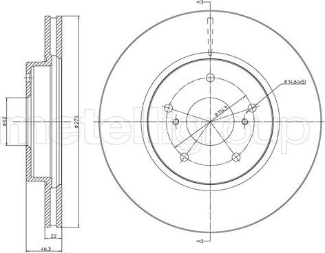 Cifam 800-945C - Kočioni disk www.molydon.hr