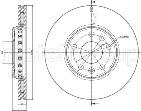 Cifam 800-942C - Kočioni disk www.molydon.hr