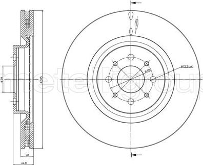 Cifam 800-907C - Kočioni disk www.molydon.hr