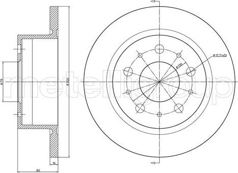 Cifam 800-911C - Kočioni disk www.molydon.hr