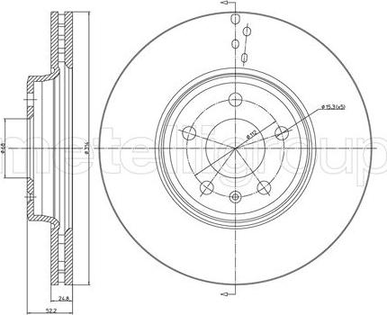 Cifam 800-917C - Kočioni disk www.molydon.hr