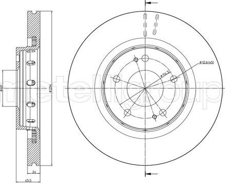 Cifam 800-939C - Kočioni disk www.molydon.hr