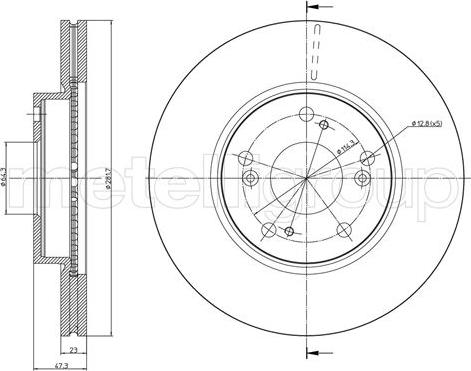 Cifam 800-932C - Kočioni disk www.molydon.hr