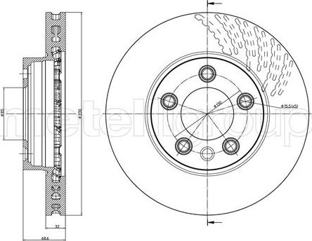 Cifam 800-920C - Kočioni disk www.molydon.hr