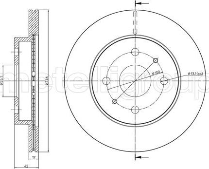 Cifam 800-923C - Kočioni disk www.molydon.hr