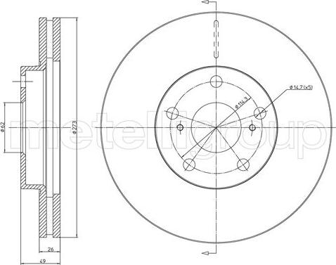 Cifam 800-979C - Kočioni disk www.molydon.hr