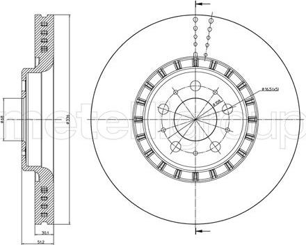 Cifam 800-974C - Kočioni disk www.molydon.hr