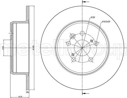 Cifam 800-971C - Kočioni disk www.molydon.hr