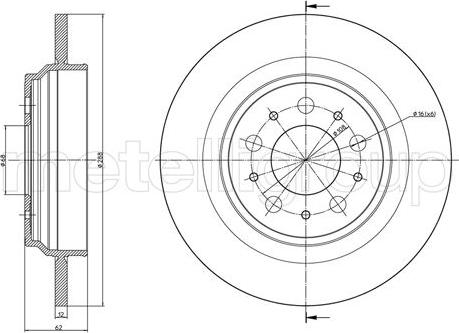 Cifam 800-973C - Kočioni disk www.molydon.hr