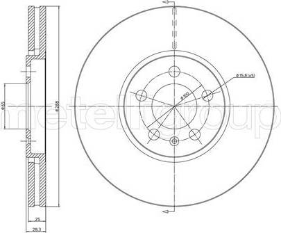 Cifam 800-448C - Kočioni disk www.molydon.hr