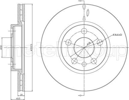 Cifam 800-402 - Kočioni disk www.molydon.hr