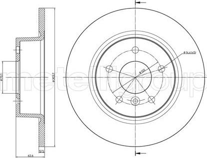 Cifam 800-483C - Kočioni disk www.molydon.hr