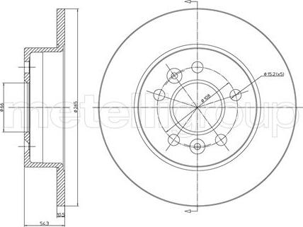 Cifam 800-482C - Kočioni disk www.molydon.hr