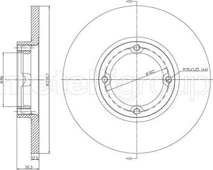 Cifam 800-597C - Kočioni disk www.molydon.hr