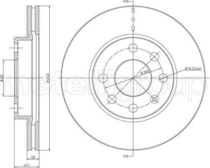 Cifam 800-569C - Kočioni disk www.molydon.hr