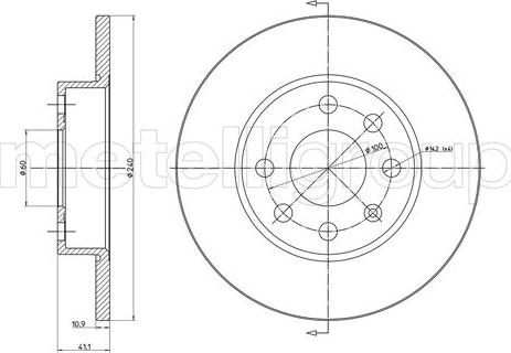 Cifam 800-568C - Kočioni disk www.molydon.hr