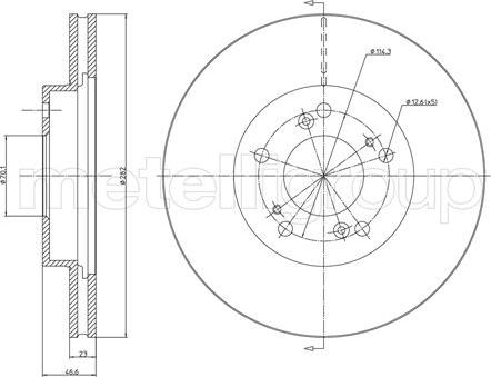 Cifam 800-503C - Kočioni disk www.molydon.hr