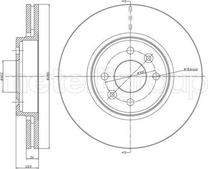 Cifam 800-517C - Kočioni disk www.molydon.hr