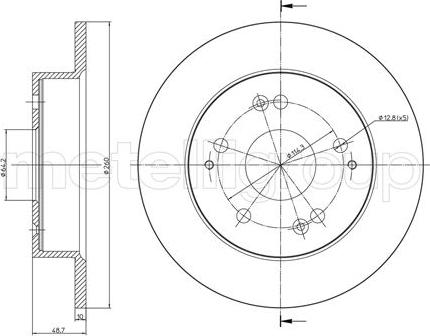 Juratek HON130 - Kočioni disk www.molydon.hr