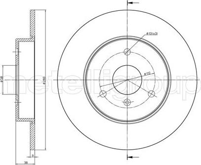 Cifam 800-538C - Kočioni disk www.molydon.hr