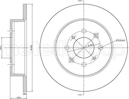 Cifam 800-579C - Kočioni disk www.molydon.hr