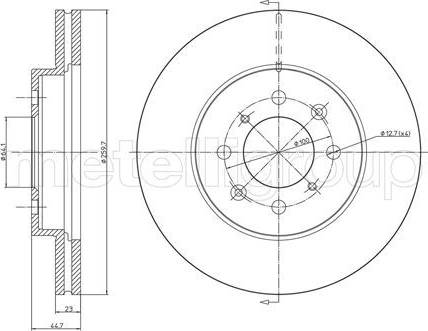 Cifam 800-575C - Kočioni disk www.molydon.hr