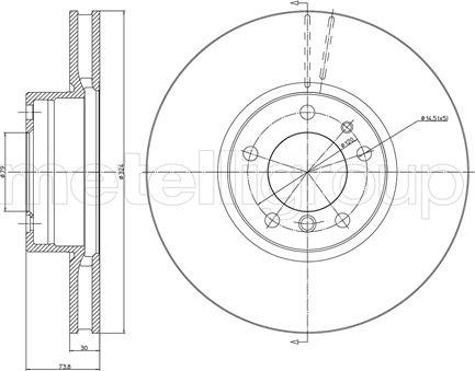 Cifam 800-693C - Kočioni disk www.molydon.hr