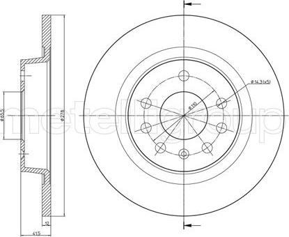 Cifam 800-609C - Kočioni disk www.molydon.hr