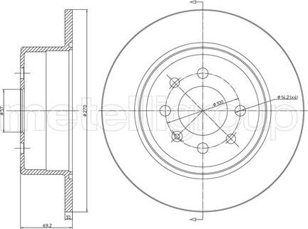 Cifam 800-606C - Kočioni disk www.molydon.hr