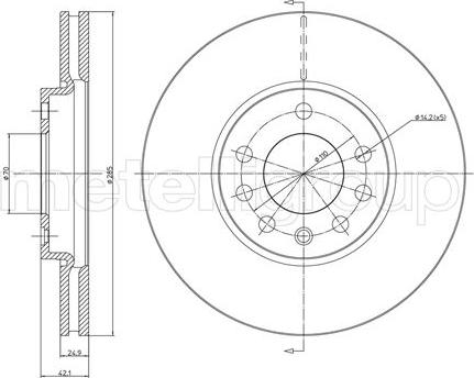 Cifam 800-608C - Kočioni disk www.molydon.hr