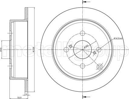 Cifam 800-634C - Kočioni disk www.molydon.hr