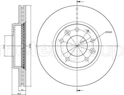 Cifam 800-621C - Kočioni disk www.molydon.hr