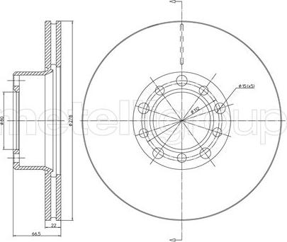 Cifam 800-047 - Kočioni disk www.molydon.hr