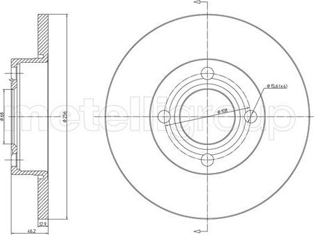 Cifam 800-062 - Kočioni disk www.molydon.hr