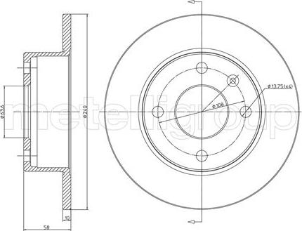 Cifam 800-072 - Kočioni disk www.molydon.hr