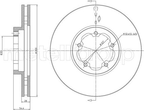 Cifam 800-1494 - Kočioni disk www.molydon.hr