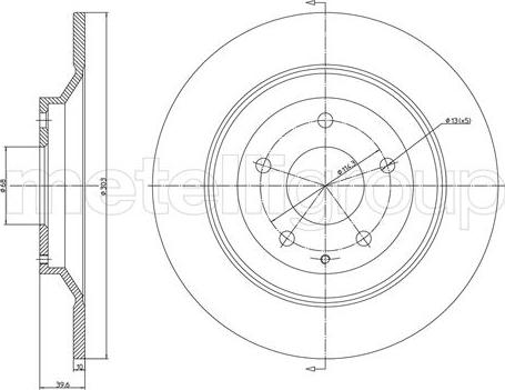 Cifam 800-1456C - Kočioni disk www.molydon.hr