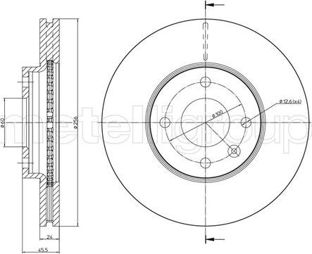 Cifam 800-1465C - Kočioni disk www.molydon.hr