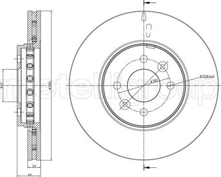 Cifam 800-1468C - Kočioni disk www.molydon.hr