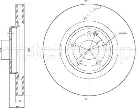 LPR M2095V - Kočioni disk www.molydon.hr