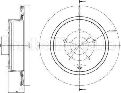 Cifam 800-1406C - Kočioni disk www.molydon.hr