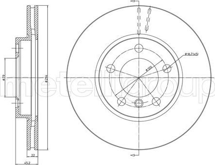 Cifam 800-1408C - Kočioni disk www.molydon.hr