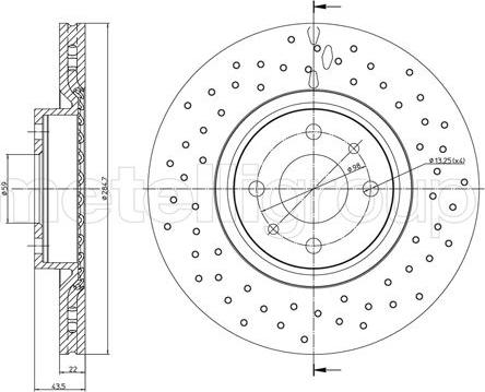 Cifam 800-1411FC - Kočioni disk www.molydon.hr