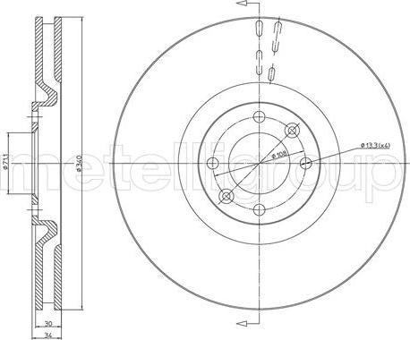 Cifam 800-1483C - Kočioni disk www.molydon.hr