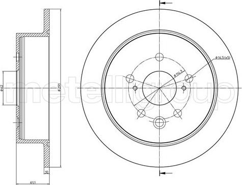 HELLA PAGID 355115711 - Kočioni disk www.molydon.hr