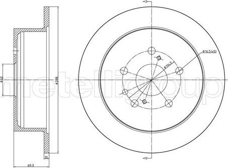 Cifam 800-1542C - Kočioni disk www.molydon.hr