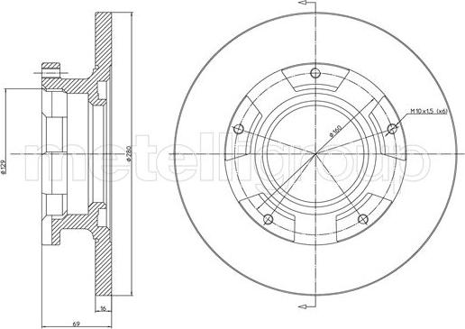 Cifam 800-1547 - Kočioni disk www.molydon.hr