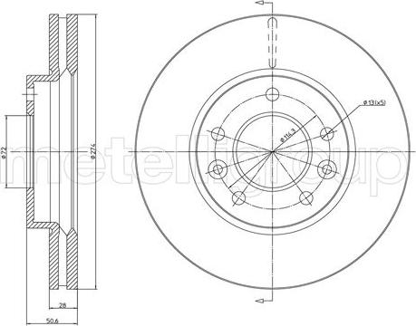 Cifam 800-1554C - Kočioni disk www.molydon.hr