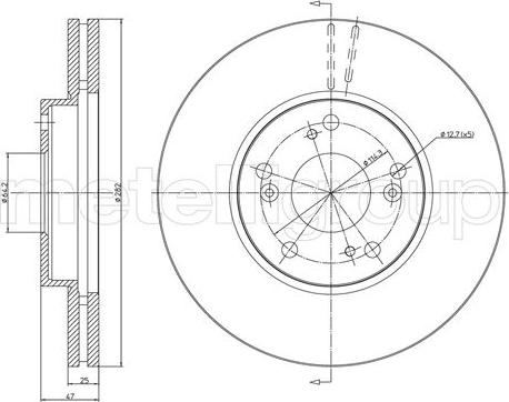 Cifam 800-1555C - Kočioni disk www.molydon.hr